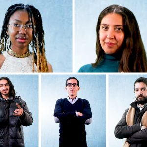 Photo web - Projets de Com 2025 Les étudiants de troisième année présentent leurs projets de fin d’étude en communication visuelle