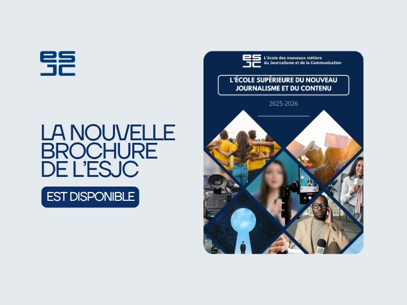 Photo web - Brochure ESJC Notre nouvelle brochure est disponible
